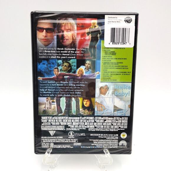 Zoolander DVD Widescreen Special Collector's Edition New Sealed Ben Stiller - Picture 2 of 2